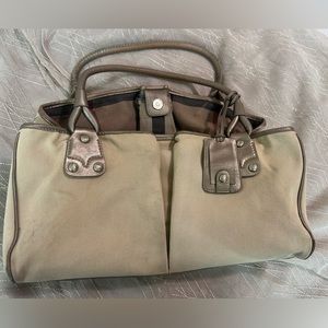 BURBERRY VINTAGE LARGE TOTE BAG